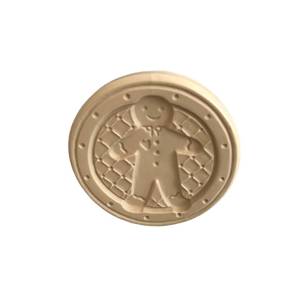 VTG Brown Bag Cookie Art Gingerbread Man No. 10 Decorative Cookie Stamp LIKE NEW - Picture 4 of 8